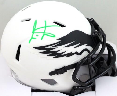Cris Carter Signed Philadelphia Eagles Lunar Speed Mini Helmet