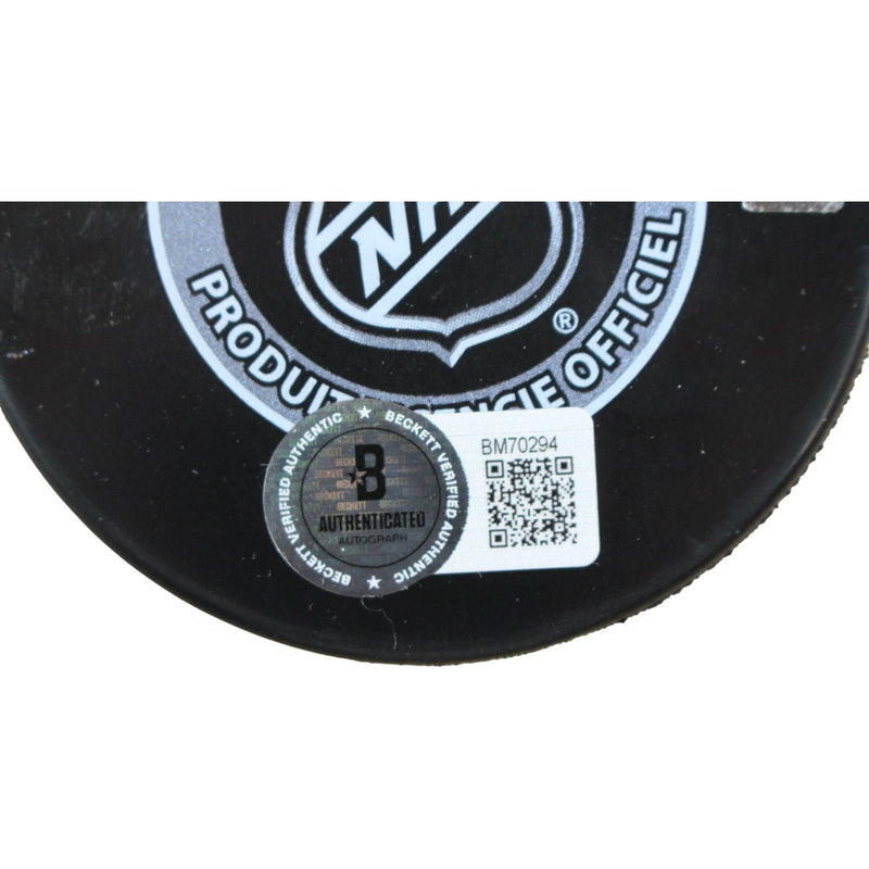 Marian Hossa Autographed Chicago Blackhawks 2010 Stanley Cup Hockey Puck