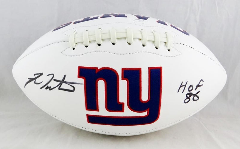 Fran Tarkenton Signed New York Giants Logo Football with HOF Inscription