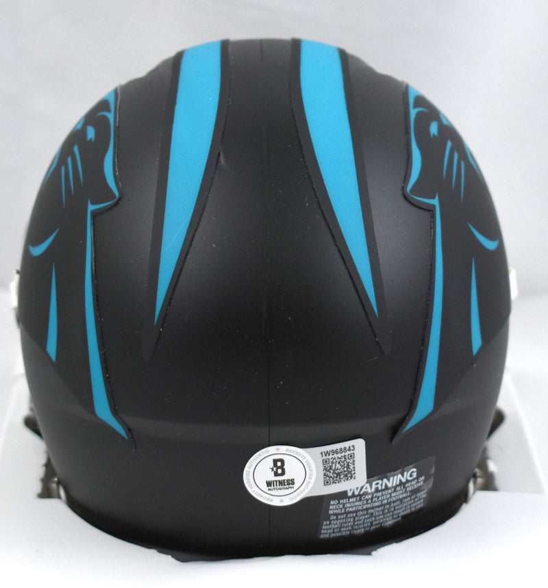Xavier Legette Signed Carolina Panthers Alternate Mini Helmet
