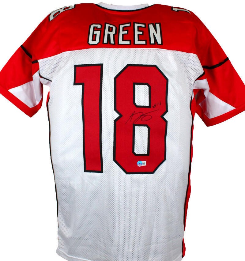 A.J. Green Autographed Arizona Cardinals White Custom Jersey