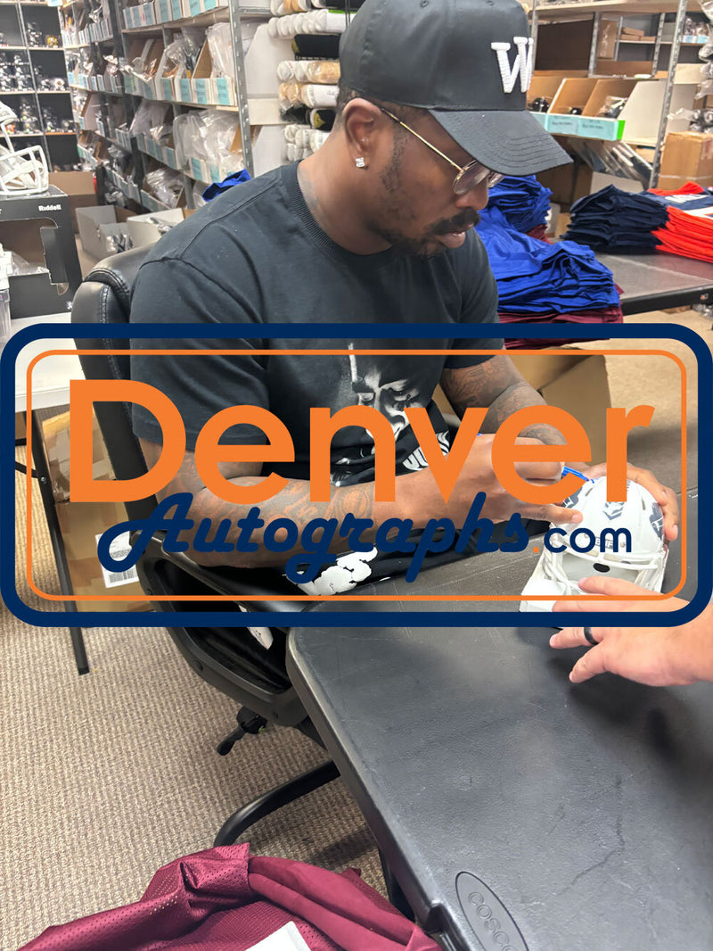 Von Miller Autographed Buffalo Bills 2024 Salute to Service Mini Helmet