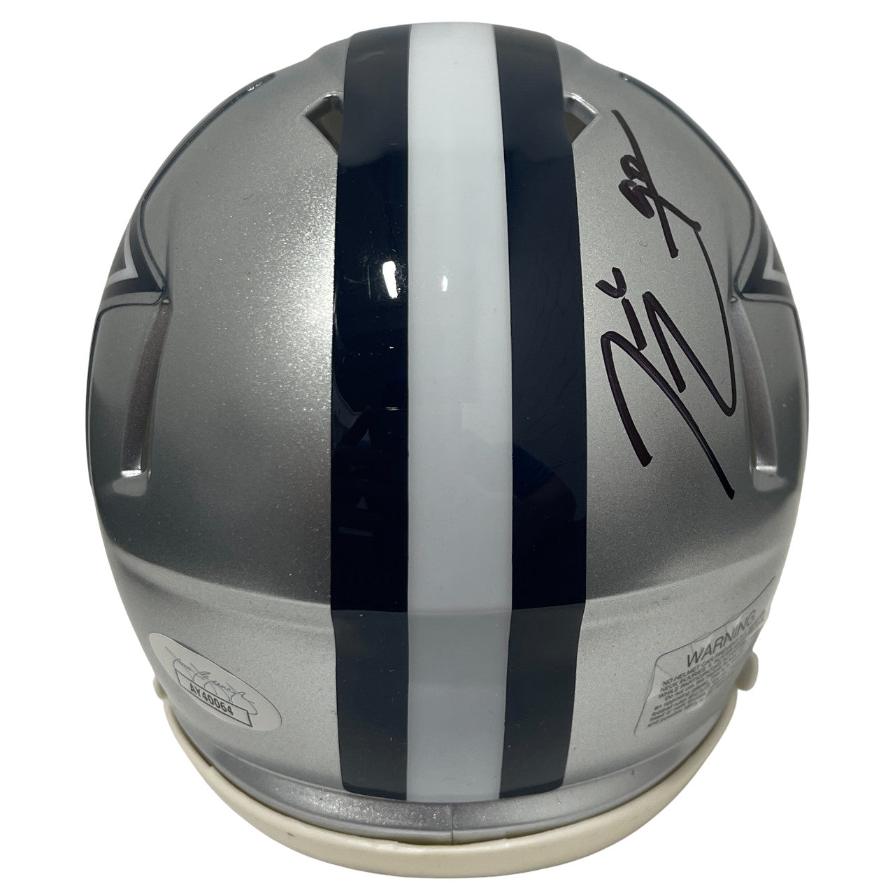 DeMarcus Lawrence Signed Dallas Cowboys Riddell Speed Mini Helmet JSA COA