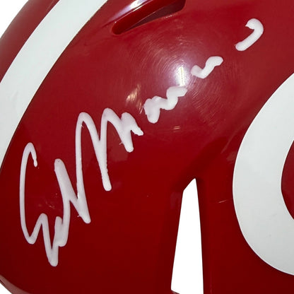 Ed Marinaro Signed Cornell Big Red Custom Mini Helmet JSA