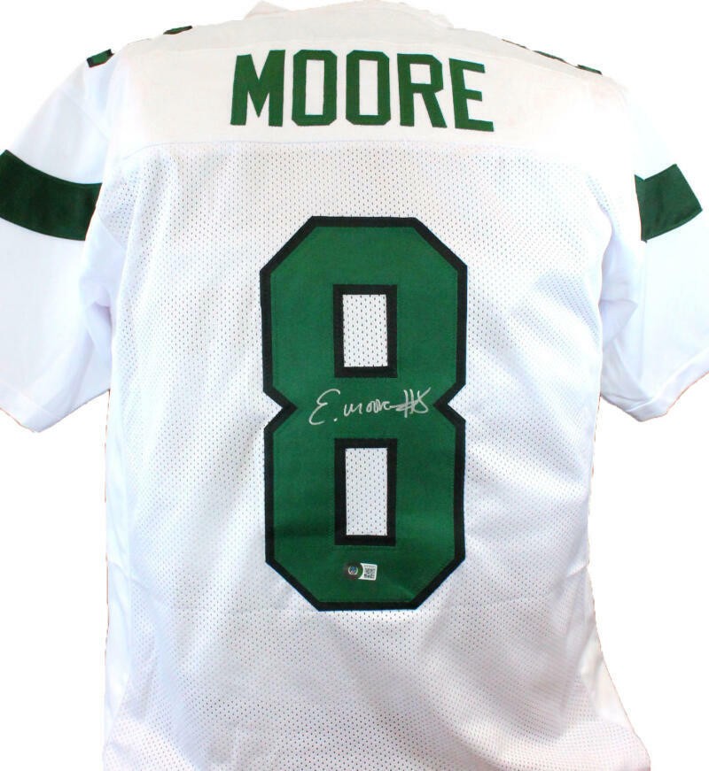 Elijah Moore Signed White Custom Football Jersey