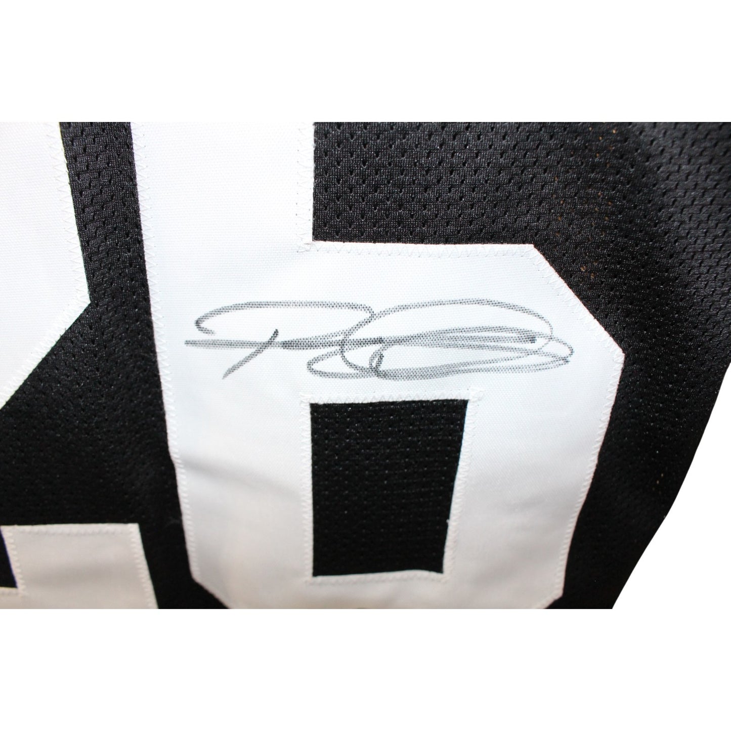 Rod Woodson Autographed Black Pro Style Jersey (Beckett Witnessed)