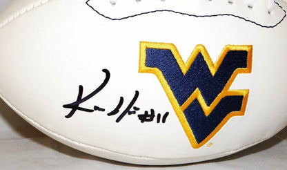 Kevin White Signed West Virginia Mountaineers Logo Football