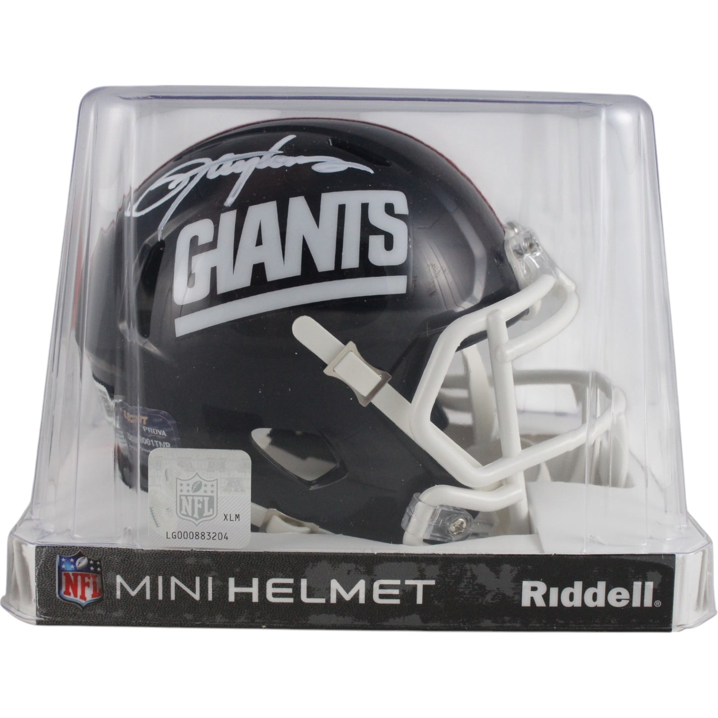 Lawrence Taylor Signed New York Giants Throwback Speed Mini Helmet