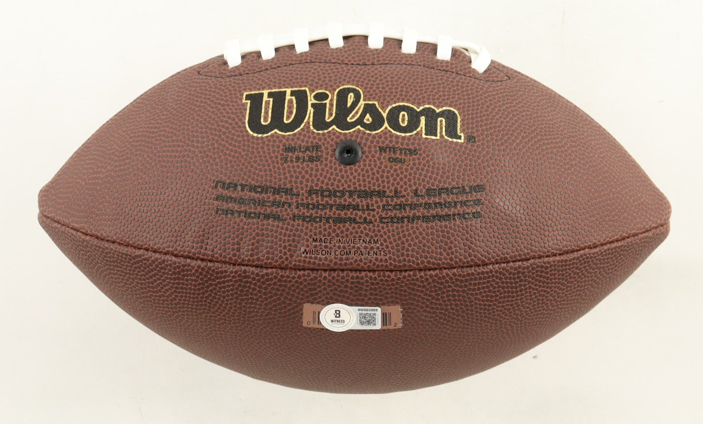 Andre Johnson Signed Houston Texans Wilson Football