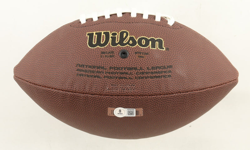 Andre Johnson Signed Houston Texans Wilson Football