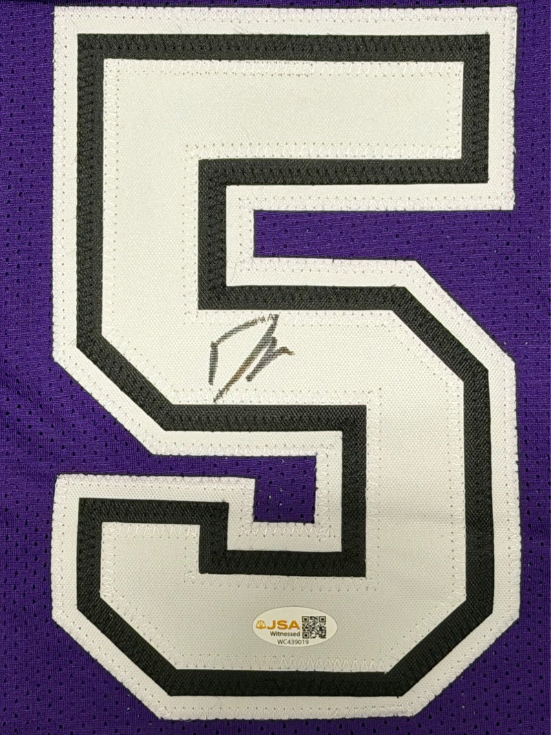 Jason Williams Signed Sacramento Kings Custom Basketball Jersey (JSA)