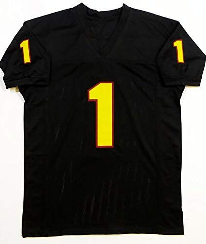 N'Keal Harry Signed Black College Style Jersey