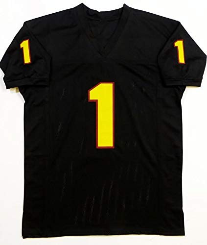 N'Keal Harry Signed Black College Style Jersey