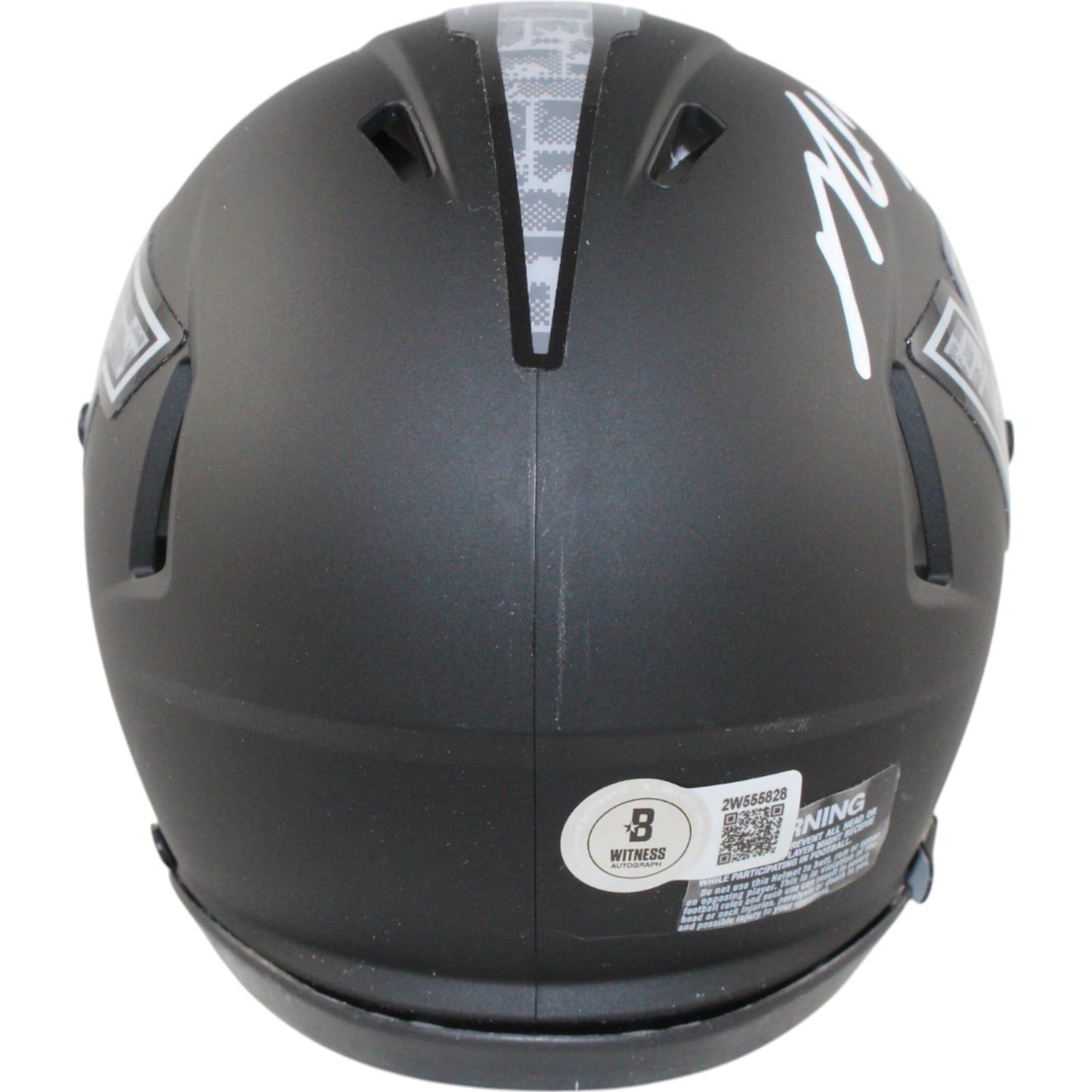 Michael Vick Virginia Tech Hokies Signed Speed Black Matte Mini Helmet