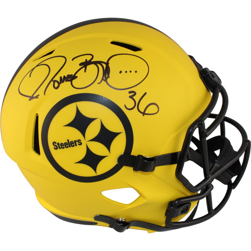Jerome Bettis Autographed Pittsburgh Steelers Rave Full Size Replica Helmet
