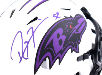 Ray Lewis Signed Baltimore Ravens Lunar Speed Mini Helmet