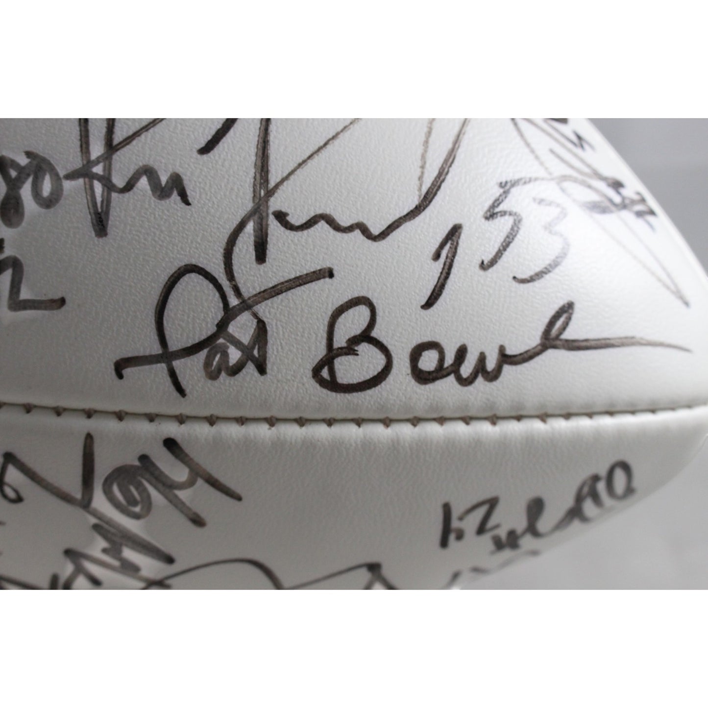 Shannon Sharpe & Pat Bowlen Denver Broncos Multi-Signed 1999 Team Football