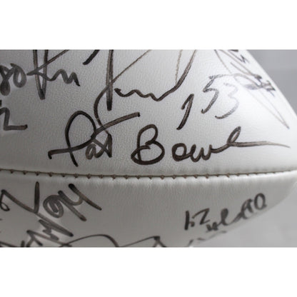 Shannon Sharpe & Pat Bowlen Denver Broncos Multi-Signed 1999 Team Football