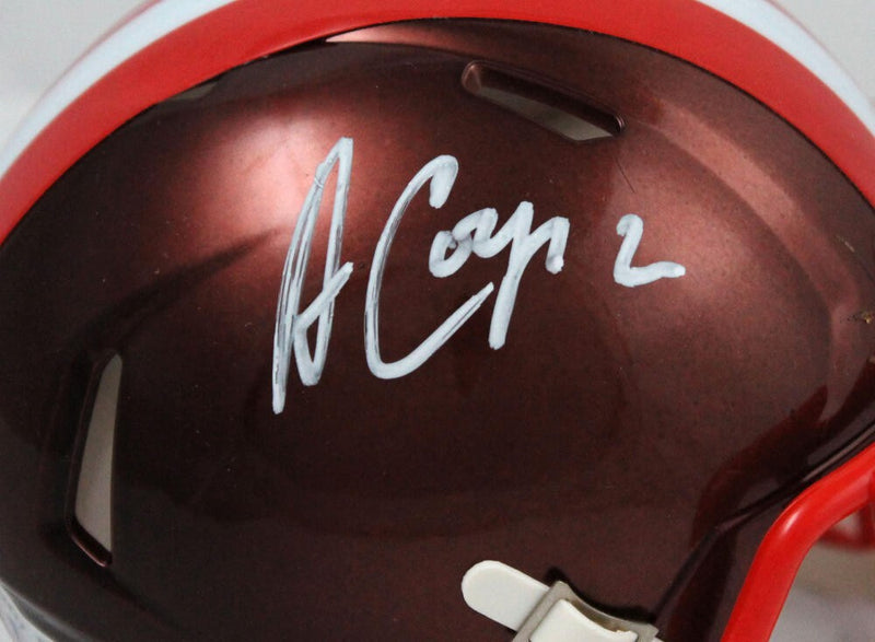 Amari Cooper Signed Cleveland Browns Flash Speed Mini Helmet