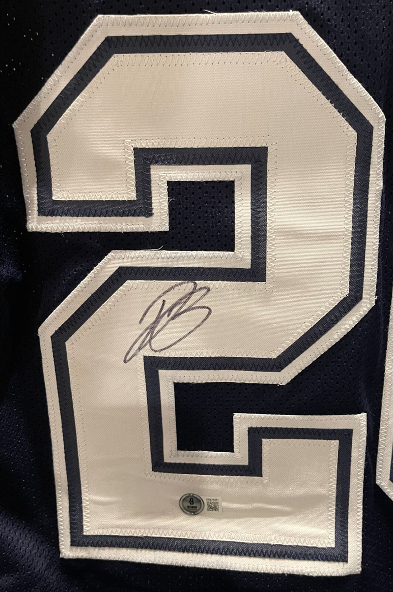 DaRon Bland Signed Dallas Cowboys Custom Football Jersey (Beckett COA)