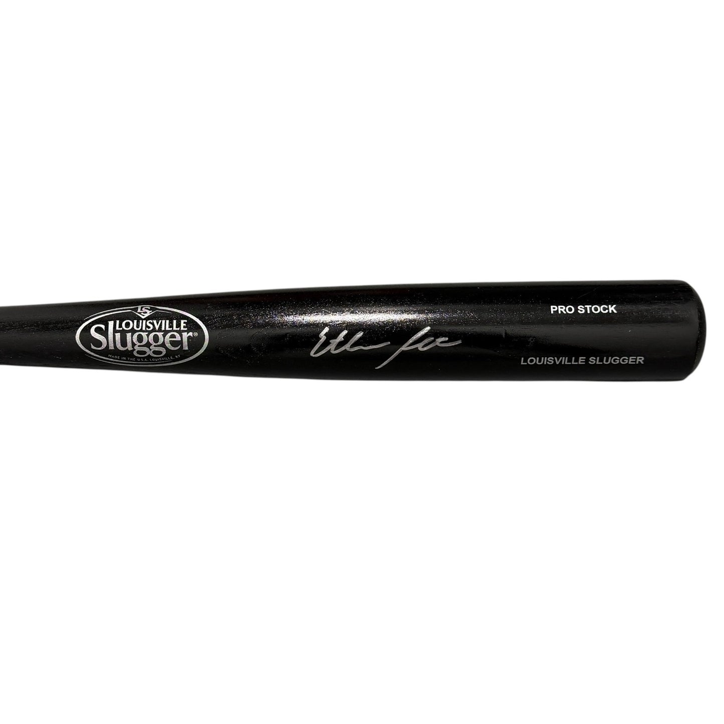 Ethan Petry Signed Black Louisville Slugger Baseball Bat (JSA Witness)