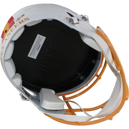 Mike Alstott Signed Tampa Bay Buccaneers Full Size Authentic Throwback Helmet