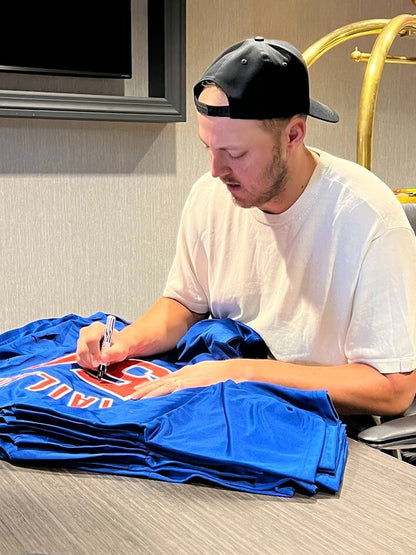 Jameson Taillon Chicago Cubs Signed Custom Jersey (Fly The W)