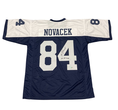 Jay Novacek Signed Dallas Cowboys Custom Jersey (3x SB Champs)