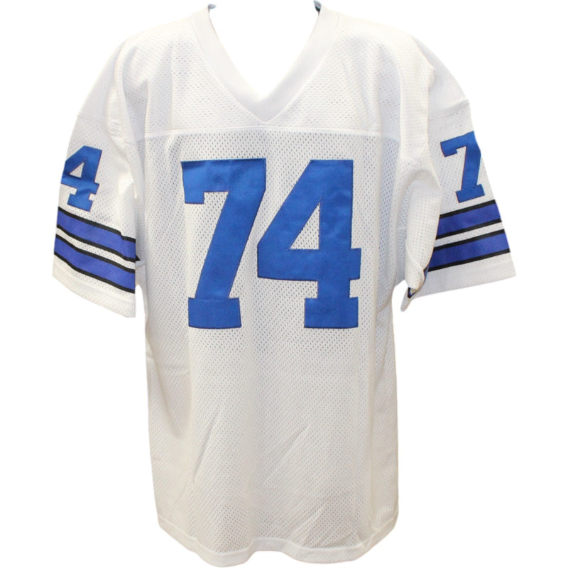 Bob Lilly Signed Custom Football Jersey with 3 Inscriptions (Beckett BAS)