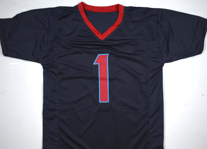 Stefon Diggs Autographed Blue Alternate Custom Jersey