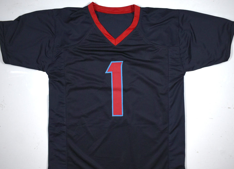 Stefon Diggs Autographed Blue Alternate Custom Jersey