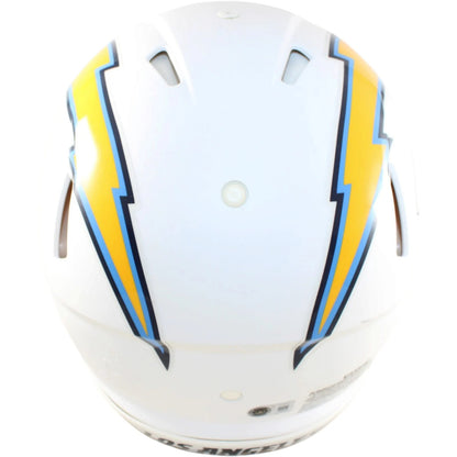 LaDainian Tomlinson Signed San Diego Chargers Proline Flat White Helmet