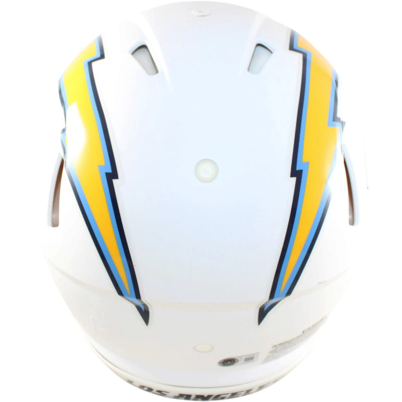 LaDainian Tomlinson Signed San Diego Chargers Proline Flat White Helmet