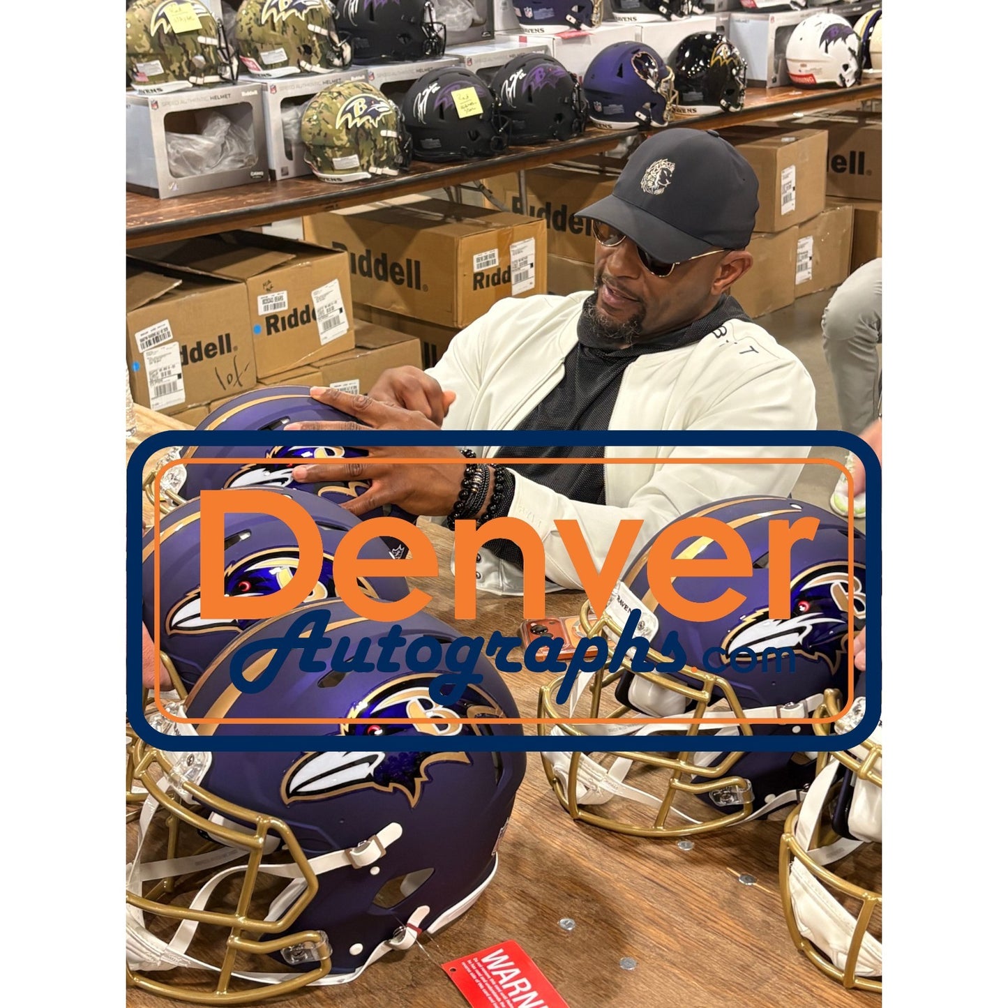 Ray Lewis Autographed Baltimore Ravens 2026 Alternate Authentic Helmet