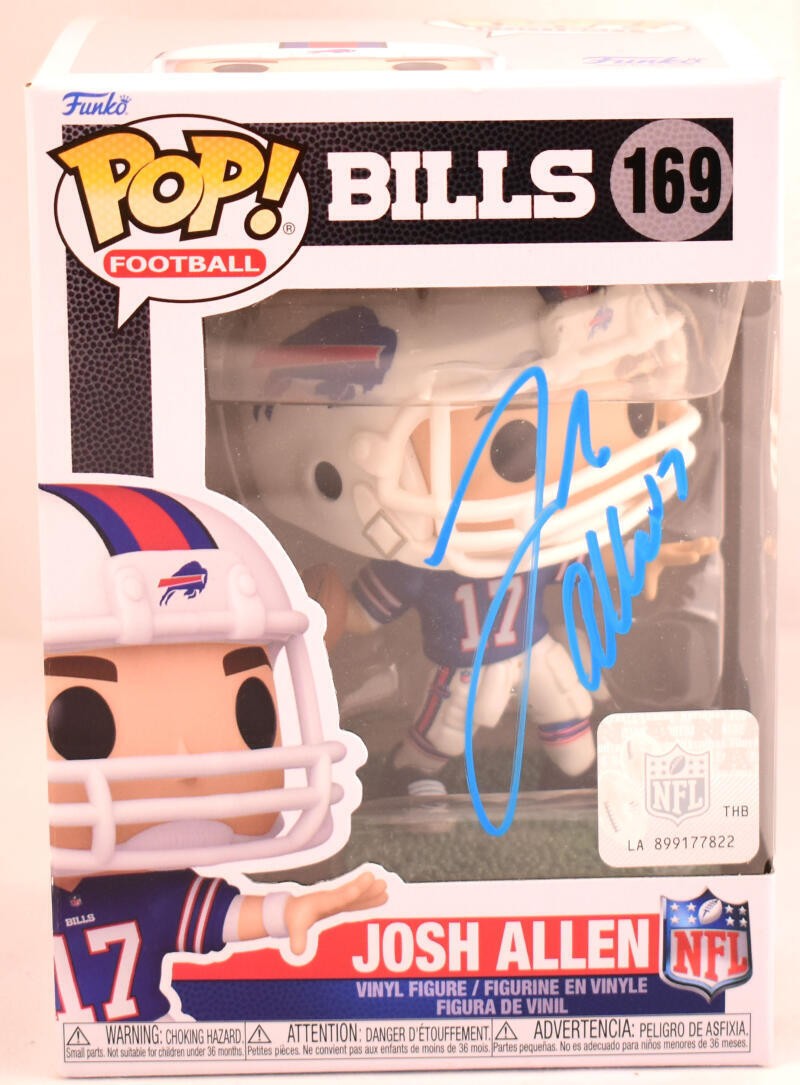Josh Allen Signed Buffalo Bills Funko Pop Figurine #169