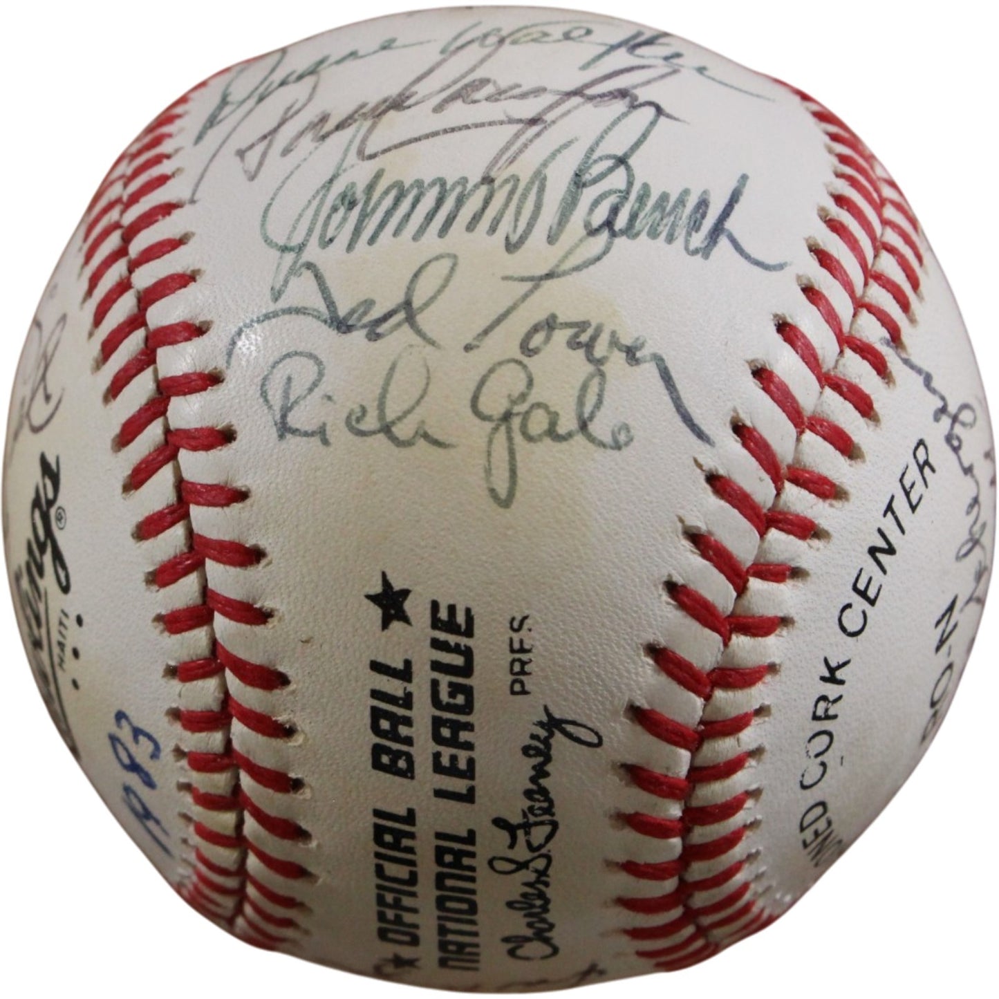 Cincinnati Reds 1983 Team Signed Baseball - Johnny Bench & 23 Others (Beckett)