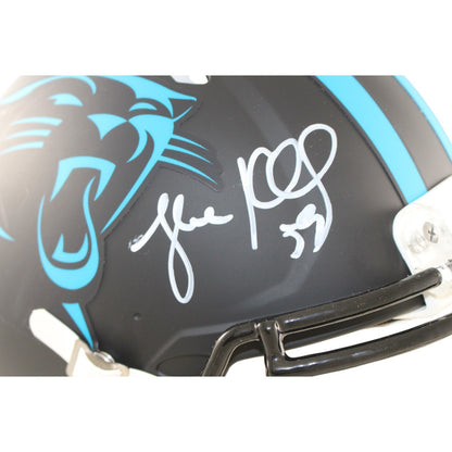 Luke Kuechly Signed Carolina Panthers Full Size Authentic 2022 Alternate Helmet