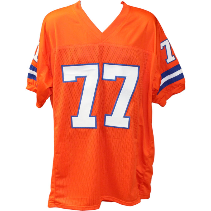 Karl Mecklenburg Signed Pro Style Orange Jersey