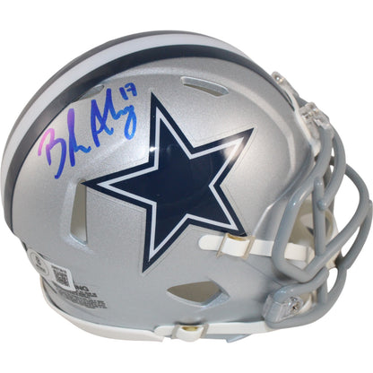 Brandon Aubrey Dallas Cowboys Autographed Mini Helmet Beckett Witnessed