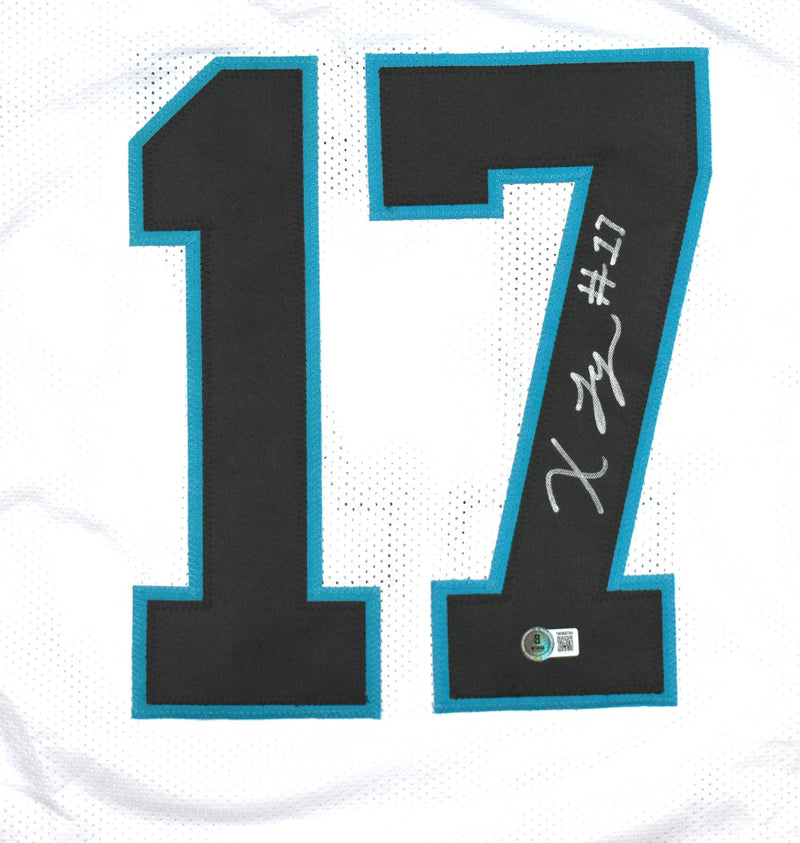 Xavier Legette Signed Custom White Jersey