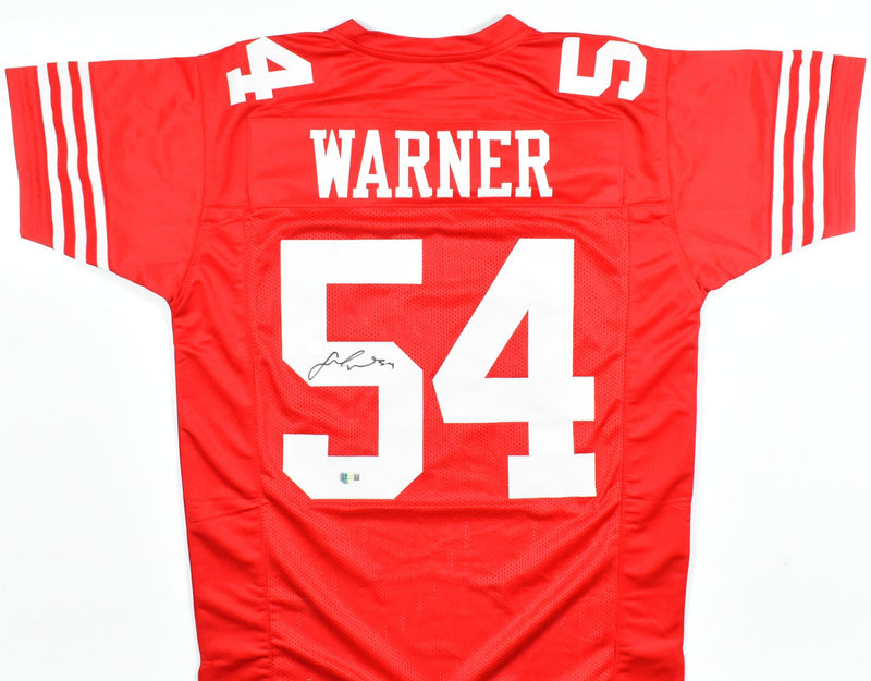 Fred Warner Autographed San Francisco 49ers White Custom Jersey