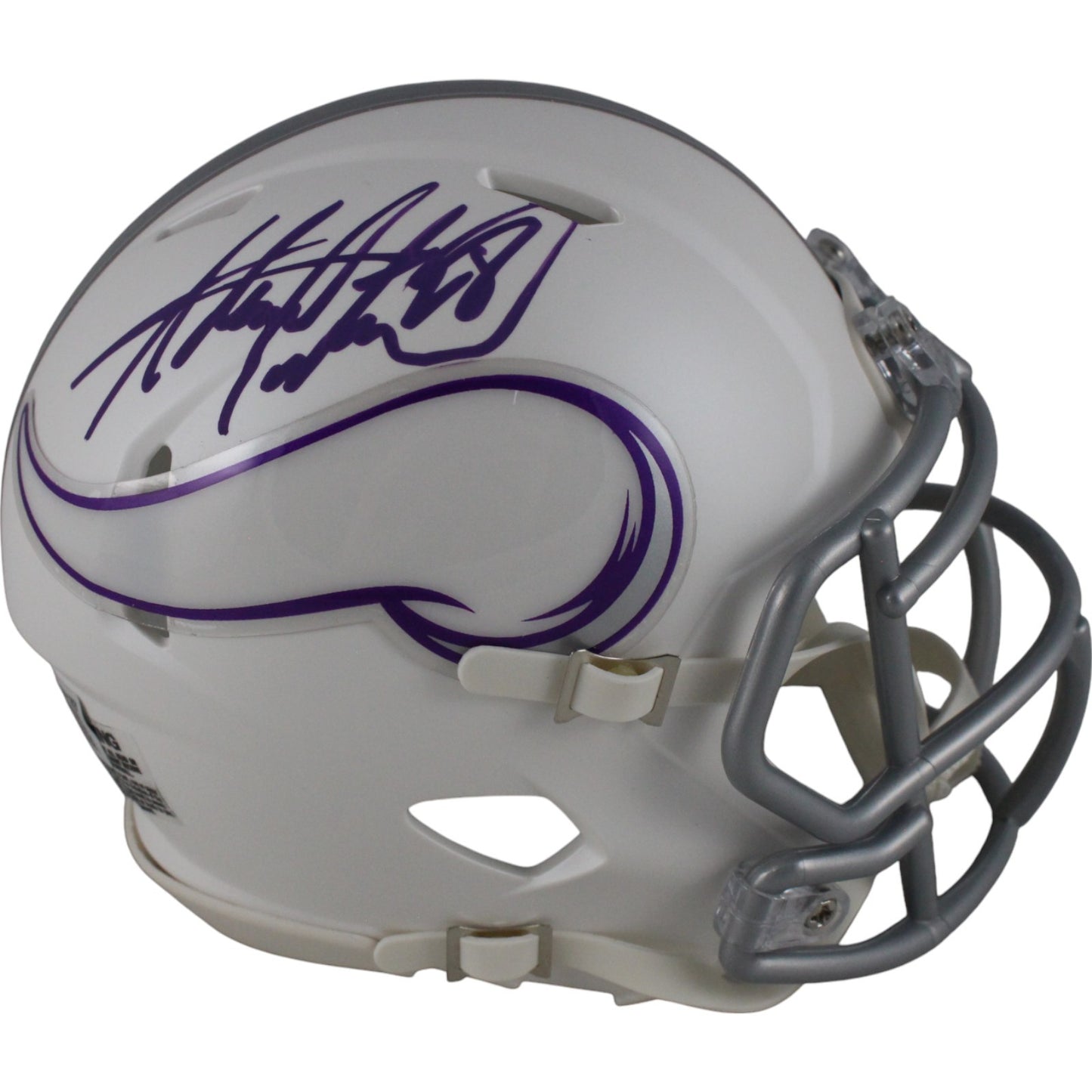 Adrian Peterson Autographed Minnesota Vikings 2024 Alternate Mini Helmet
