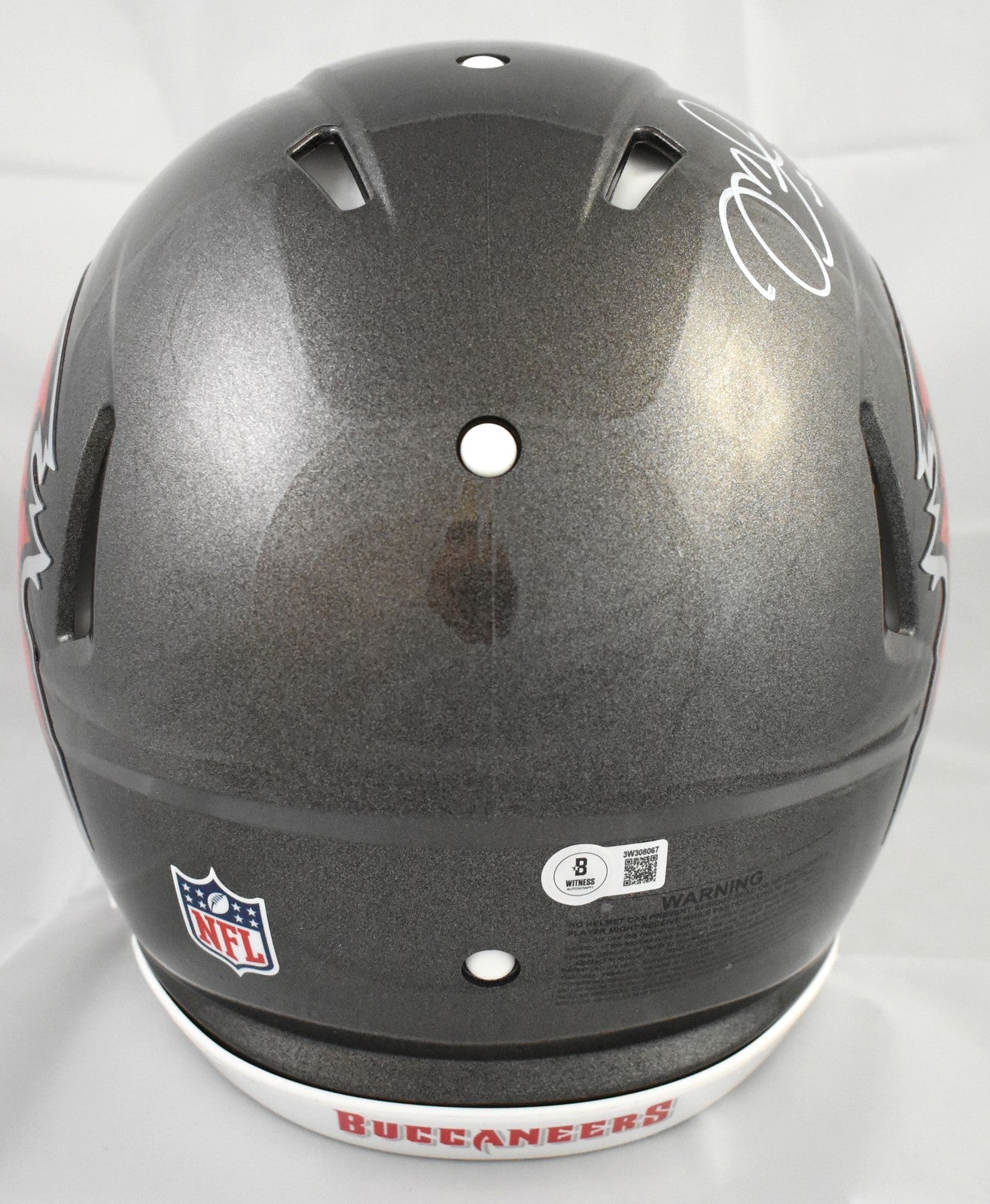 Mike Alstott Signed Tampa Bay Buccaneers Full Size Speed Authentic Helmet