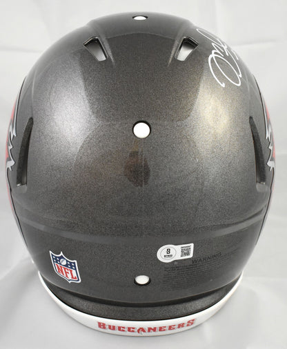 Mike Alstott Signed Tampa Bay Buccaneers Full Size Speed Authentic Helmet
