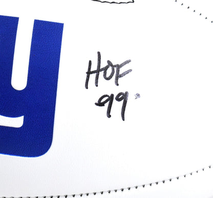 Lawrence Taylor Signed New York Giants Logo Football - HOF Inscribed