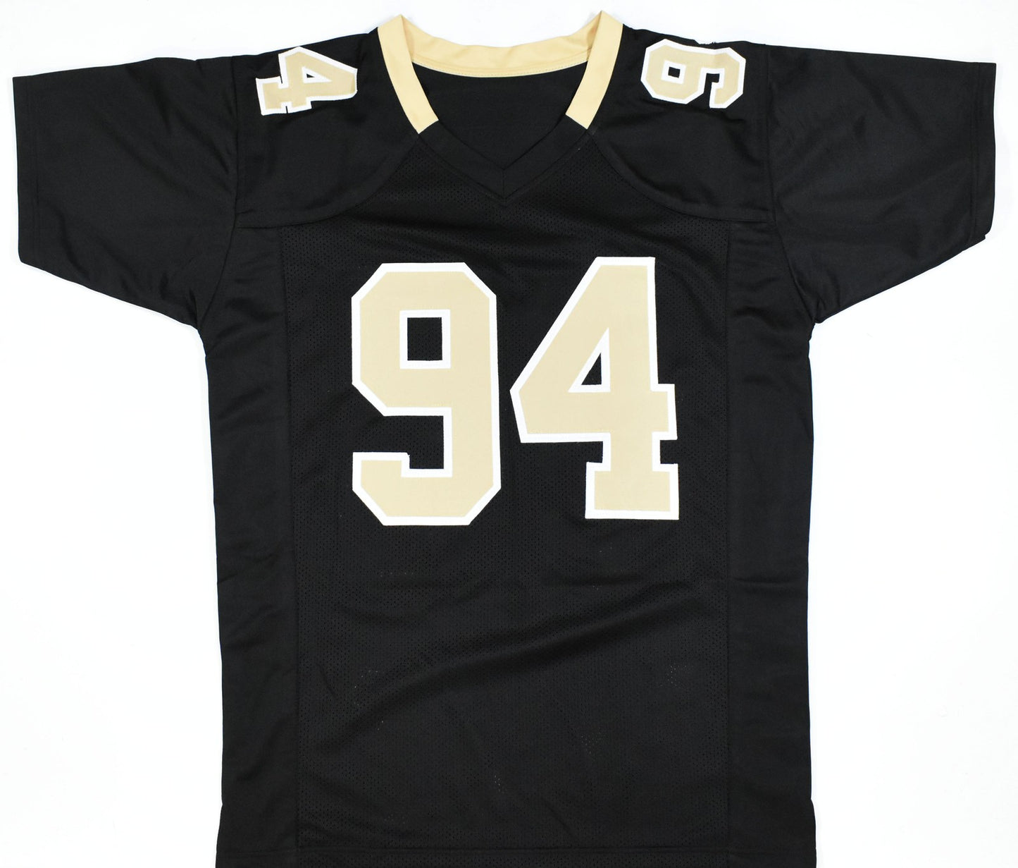 Cameron Jordan Signed New Orleans Saints Black Custom Jersey