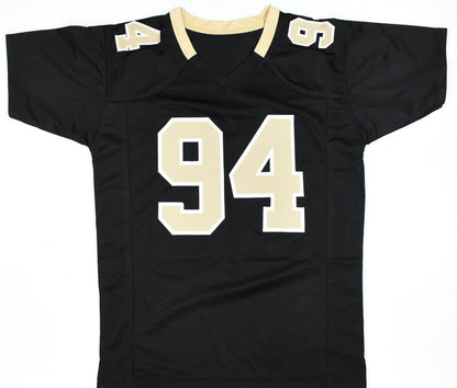 Cameron Jordan Signed New Orleans Saints Black Custom Jersey