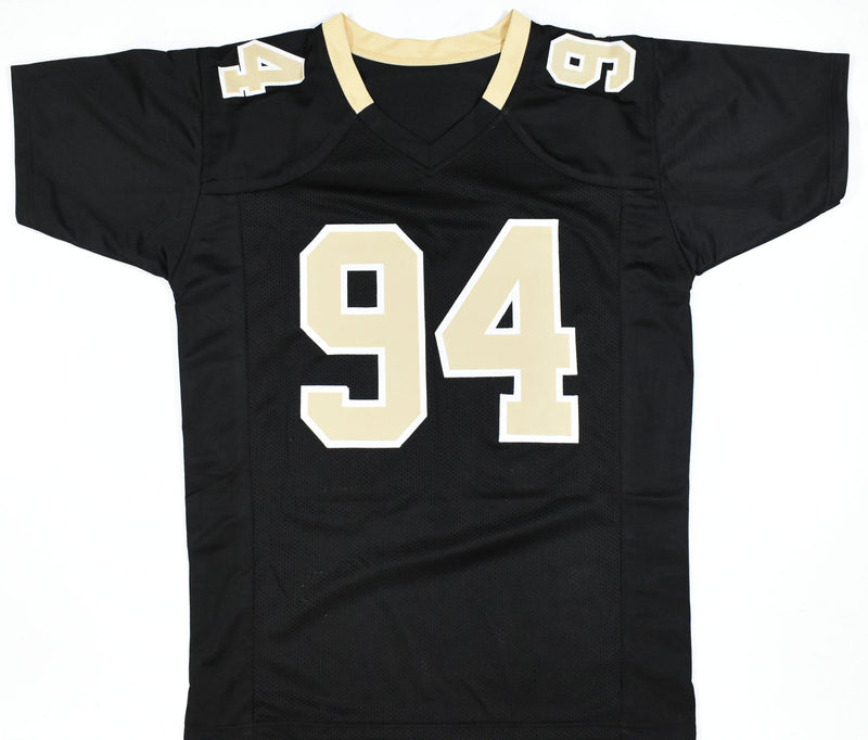 Cameron Jordan Signed New Orleans Saints Black Custom Jersey