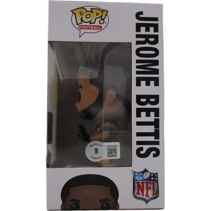 Jerome Bettis Signed Pittsburgh Steelers Funko Pop! with "Bus" Inscription