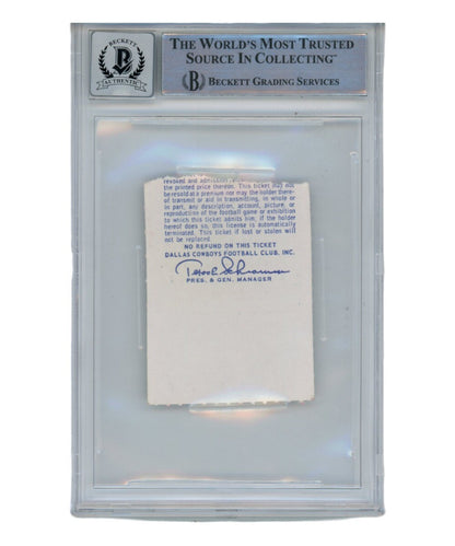 Tony Dorsett Signed 1978 NFC Championship Game Ticket Stub (Beckett)